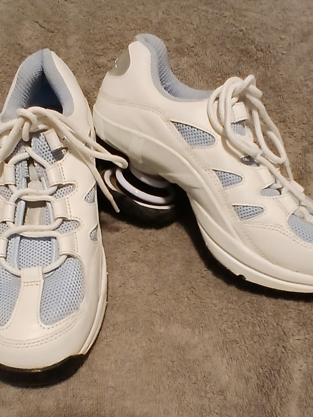 Z-Coil Size 9 W Women’s White Blue Freedom Classic Pain Relief Spring Shoes